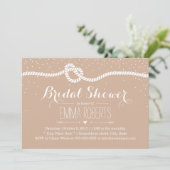 Elegant Confetti Stippen die het Vrijgezellenfeest Kaart (Staand voorkant)