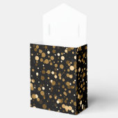 Elegant confetti tegelpatroon bedankdoosjes (Geopend)