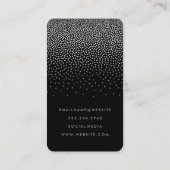 Elegant Confetti Visitekaartje (Achterkant)