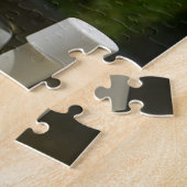 Elegant Congo African Grey Parrot op standaard Legpuzzel (Zijkant)