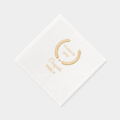 Elegant "Congrats" Afstuderen Folie Servetten (Rechts)