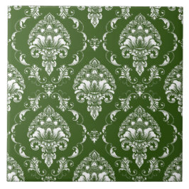 Elegant contrast klassiek patroon Victoriaans groe Tegeltje