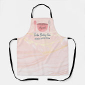 Elegant Cookie Baking Crew Monogramed Schort (Voorkant)