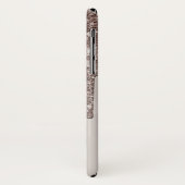 Elegant Cool Glitter Drips Hoesje-Mate iPhone Case (Achterkant/links)