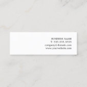 Elegant Cool Gray Gold Circuit Board High-Tech Mini Visitekaartje (Achterkant)