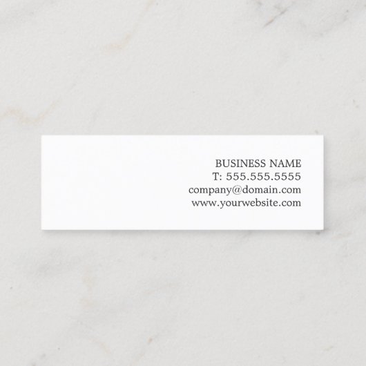 Elegant Cool Gray Gold Circuit Board High-Tech Mini Visitekaartje (Achterkant)