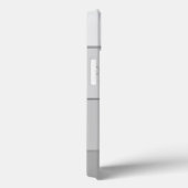 Elegant Cool Modern Grey Striped, Lashes Case-Mate iPhone Case (Achterkant / Rechts)