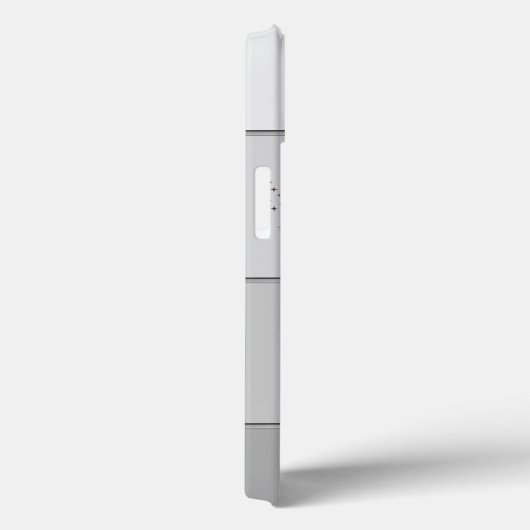 Elegant Cool Modern Grey Striped, Lashes Case-Mate iPhone Case (Achterkant / Rechts)