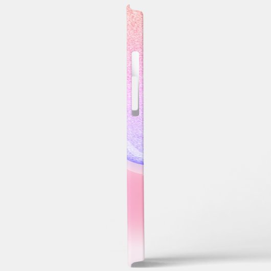 Elegant Cool Ombre Glitter-schijven Case-Mate iPhone Case (Achterkant / Links)