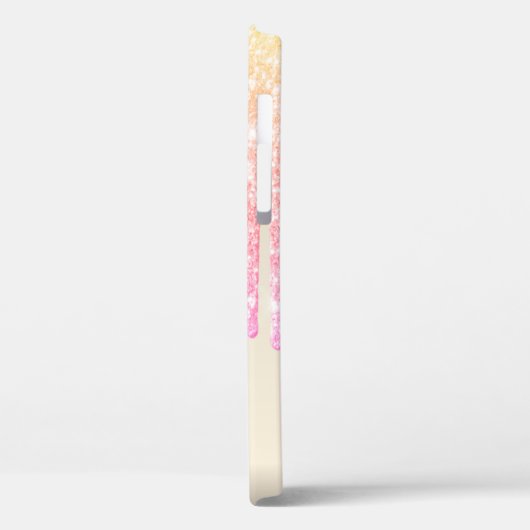 Elegant Cool Ombre Glitter-schijven Case-Mate iPhone Case (Achterkant / Links)