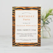 Elegant Copper Black Tiger, afgelopen zaterdag Kaart (Staand voorkant)