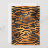 Elegant Copper Black Tiger, afgelopen zaterdag Kaart (Achterkant)