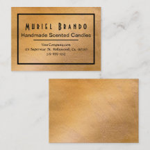 Elegant Copper Candle Company V4 Visitekaartje