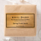 Elegant Copper Candle Company V5 Candle Jar Label (Insitu)