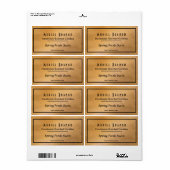 Elegant Copper Candle Company V5 Kaars Pot Label (Full Sheet)