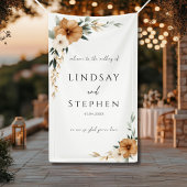 Elegant Copper Earthy White Wedding Spandoek