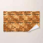 Elegant Copper Gold Tiger Lady Graphic Bad Handdoek (Handdoek)