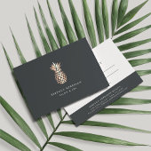 Elegant Copper Pineapple Cadeaubon