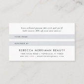 Elegant Copper Pineapple Reference Kaart (Achterkant)