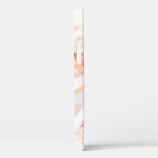Elegant Copper Roos Gold Marble Case-Mate iPhone Case (Achterkant / Rechts)
