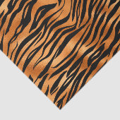 Elegant Copper Tiger Animal Print Tissuepapier (Detail)