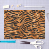 Elegant Copper Tiger Animal Print Tissuepapier (Craft)