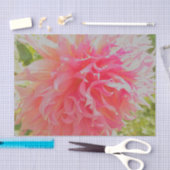 Elegant Coral and Pink Decorative Dahlia Tissuepapier (Craft)