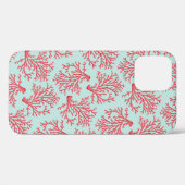 Elegant Coral Pattern Case-Mate iPhone Case (Achterkant (horizontaal))