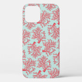 Elegant Coral Pattern Case-Mate iPhone Case (Achterkant)