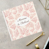 Elegant Coral Reef Wedding Guest Book Notitieboek