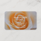 Elegant Coral Roos Visitekaartje (Voorkant)