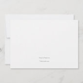 Elegant Corner Invitation Kaart (Achterkant)