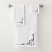Elegant Corners Bad Handdoek (Insitu)