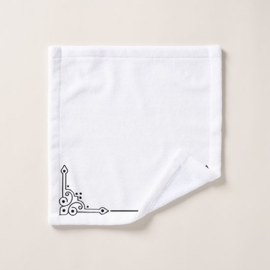 Elegant Corners Bad Handdoek (Wasdoekje)
