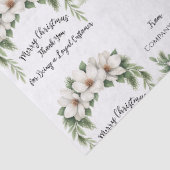 Elegant Corporate Christmas Wrapping Paper Tissuepapier (Detail)
