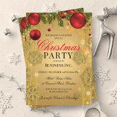 ELEGANT Corporate Gold Winter Glam Kerstfeest Kaart