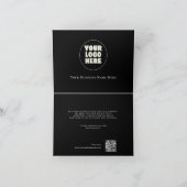 Elegant Corporate Holiday Greeting Kaart 2025 (Binnen)