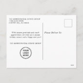 Elegant Corporate Joy Waterverf Feestdagenkaart (Achterkant)