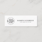 Elegant Corporate Logo Modern Mini Visitekaartje (Voorkant)