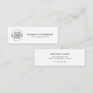 Elegant Corporate Logo Modern Mini Visitekaartje