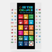 Elegant Corporate Motivatie Acryl Teken Poster (Voorkant)