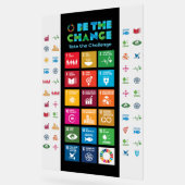 Elegant Corporate Motivatie Acryl Teken Poster (Hoek)