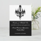 Elegant Corporate Party Invitation Kaart (Staand voorkant)