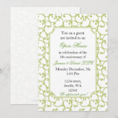 Elegant Corporate Party Invitation Kaart (Voorkant / Achterkant)