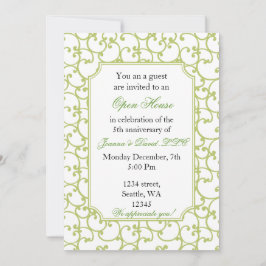 Elegant Corporate Party Invitation Kaart