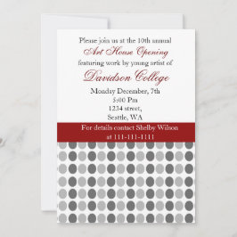 Elegant Corporate Party Invitation Kaart