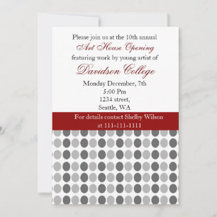 Elegant Corporate Party Invitation Kaart