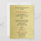 Elegant Corporate Party Invitation Kaart (Voorkant)
