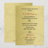 Elegant Corporate Party Invitation Kaart (Voorkant / Achterkant)