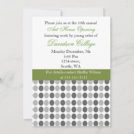 Elegant Corporate Party Invitation Kaart